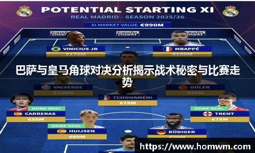 巴萨与皇马角球对决分析揭示战术秘密与比赛走势